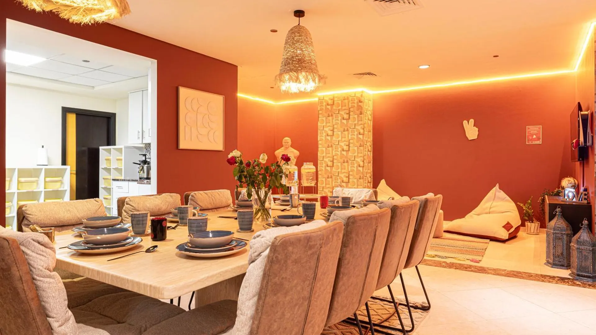 Хостел Capsule Villa Duplex Cosy Hills - Jbr Beach - Дубай